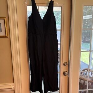 Banana Republic Navy Sleeveless Jumpsuit